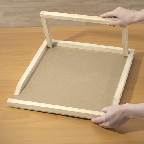 Wooden Easel for Puzzle Assembly Board