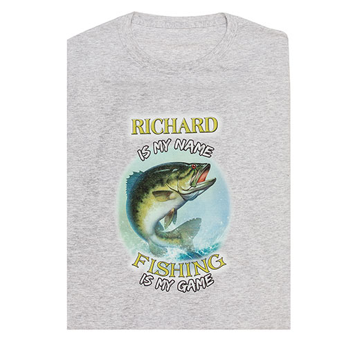 Personalized Fishing Is My Game Tee