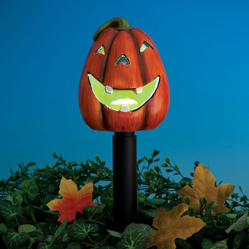 Solar LED Pumpkin Garden Stake