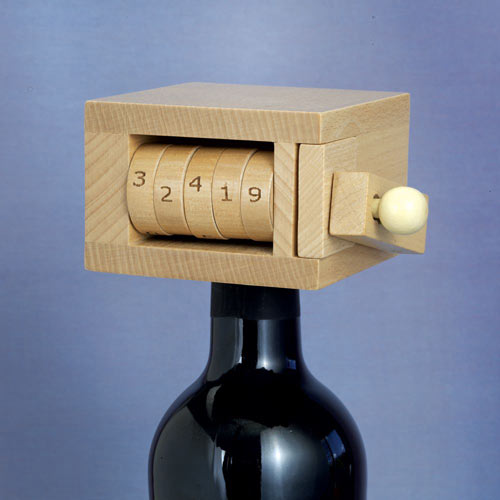 Wine Bottle Lock Brainteaser