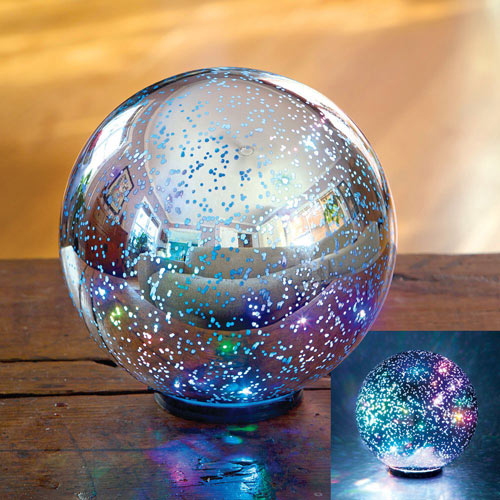 Color Changing Mercury Glass Ball