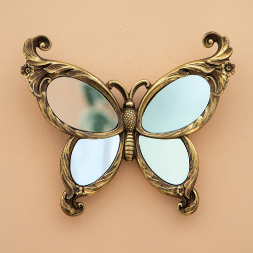 Mirrored Butterfly Wall Decor