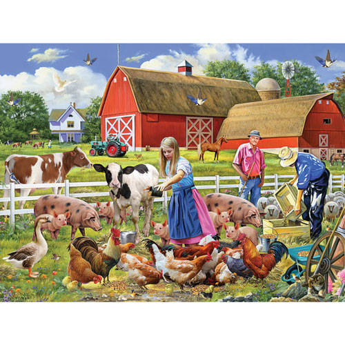 Feeding Time 300 Large Piece Jigsaw Puzzle