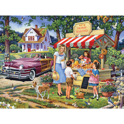 Family Farm Stand 300 Large Piece Jigsaw Puzzle