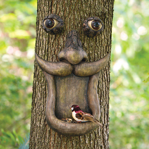 Treeface Birdfeeder Tree Hugger