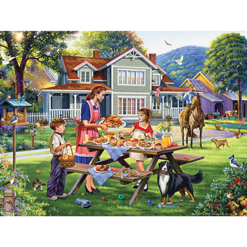 Home Grown Meal 500 Piece Jigsaw Puzzle