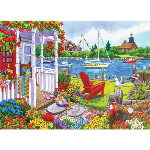 Cottage by the Bay 1000 Piece Jigsaw Puzzle