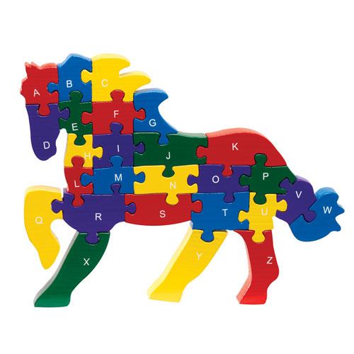 Galloping ABC Horse Puzzle