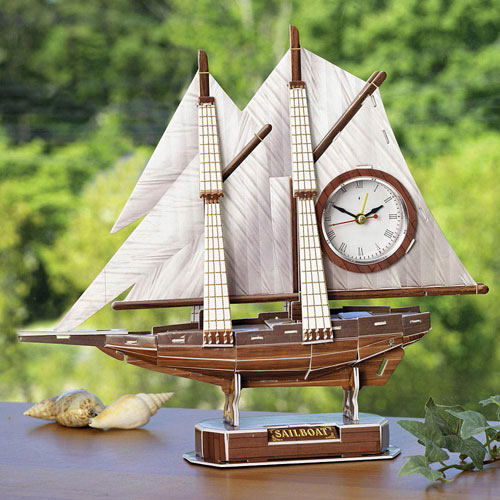Sailboat Clock Model Kit