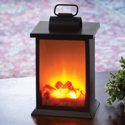 Fireplace LED Decorative Lantern