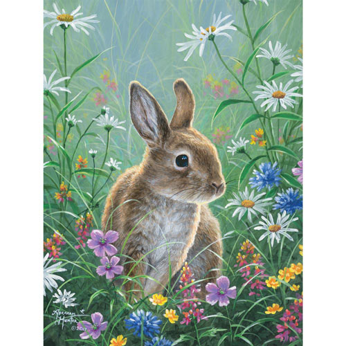 Spring Bunny 300 Large Piece Jigsaw Puzzle