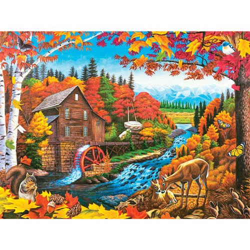Autumn Mill 300 Large Piece Jigsaw Puzzle