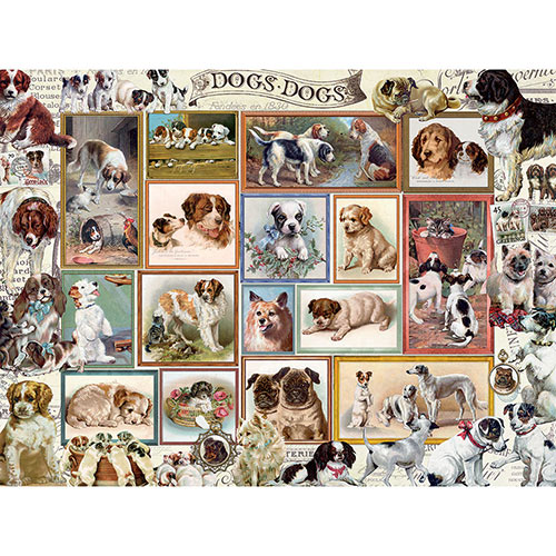 Dogs In Frames 300 Large Piece Jigsaw Puzzle