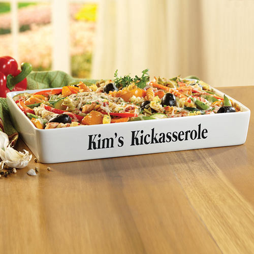 Personalized Kickasserole Casserole Dish