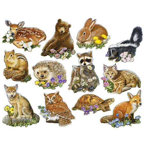 Mini Forest Youngsters 700 Standard Piece Shaped Puzzle