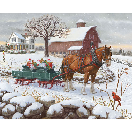 Christmas Delivery 1000 Large Piece Jigsaw Puzzle