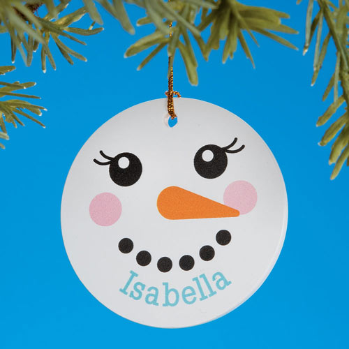 Personalized Snowman Ornaments - Lush Lashes