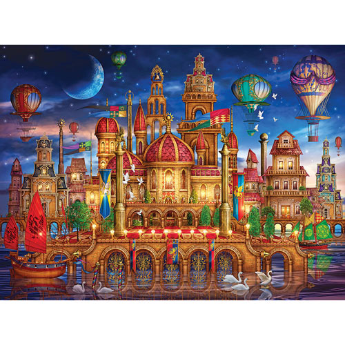 Downtown 1000 Piece Holographic Jigsaw Puzzle