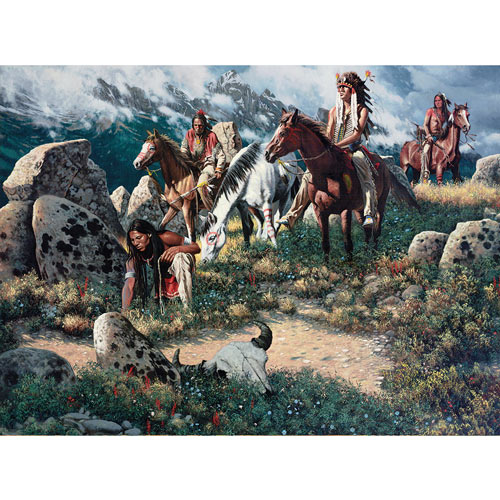 Scouting the High Ridge 1000 Piece Jigsaw Puzzle