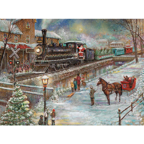 Christmas Train To Lambertville 1000 Piece Jigsaw Puzzle