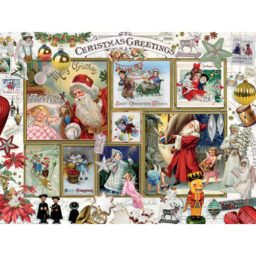 Christmas Greeting 300 Large Piece Jigsaw Puzzle 