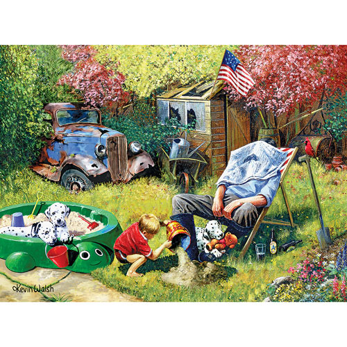 A Day With Grandpa 300 Large Piece Jigsaw Puzzle