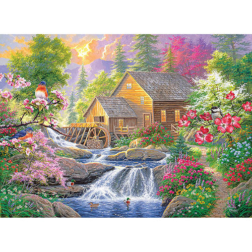 Summertime Mill 1500 Piece Giant Jigsaw Puzzle