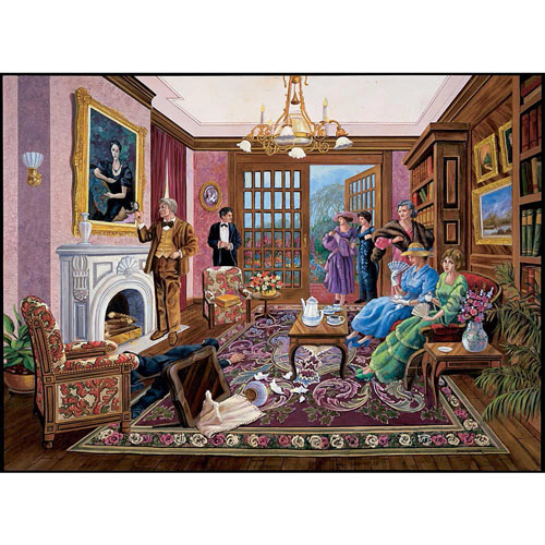 Murder At Bedford Manor 500 Piece Jigsaw Puzzle
