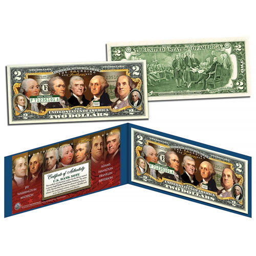 Founding Fathers $2 Bill