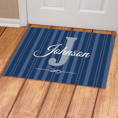 Personalized Family Initial Doormat