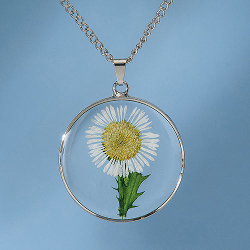 Birth Flower Necklace - April (Daisy)