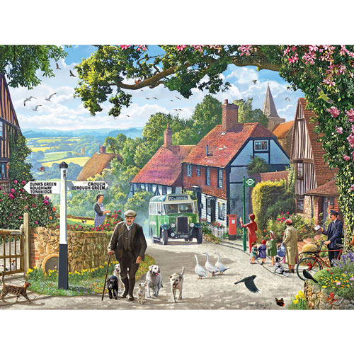 Country Bus 1000 Piece Jigsaw Puzzle