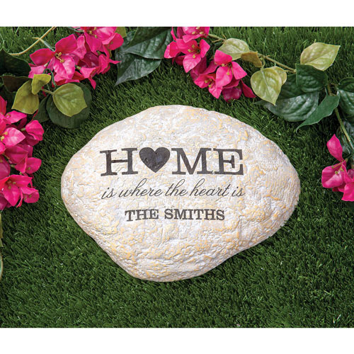 Personalized Home Is Where 5he Heart Is Stone