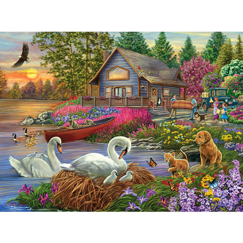 Settling In 300 Large Piece Jigsaw Puzzle