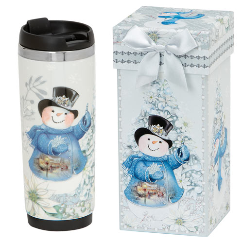 Snowman Insulated Travel Mug