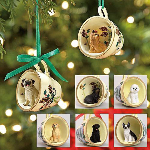 Dog Breed Teacup Ornament
