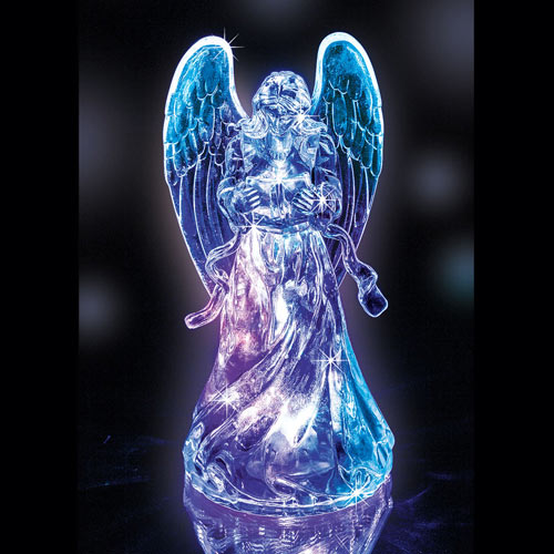 Luminescent Angel LED Light-Up Figurine | Bits and Pieces