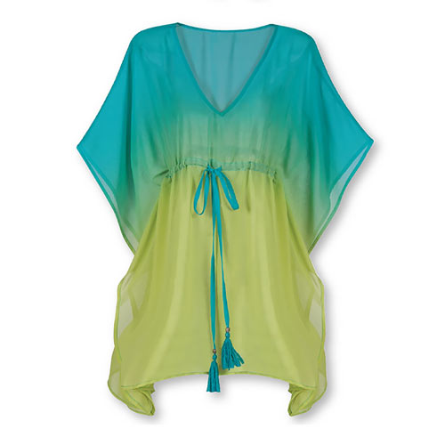 Ombré Drawstring Cover-Up