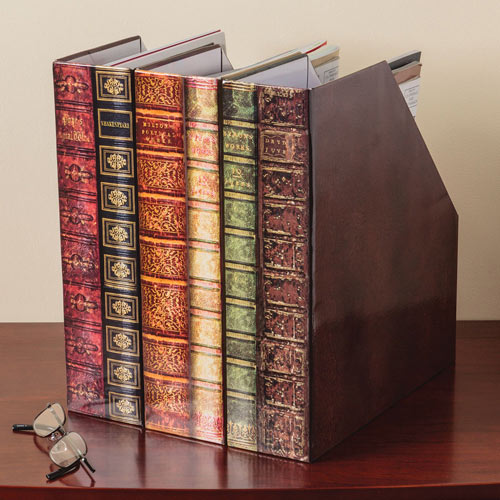Set of 3: Rare Books Periodical Keeper