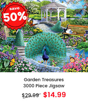 Garden Treasures 3000 Piece Jigsaw Puzzle