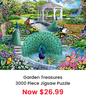 Garden Treasures 3000 Piece Jigsaw Puzzle