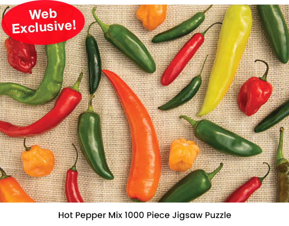 Hot Pepper Mix 1000 Piece Jigsaw Puzzle