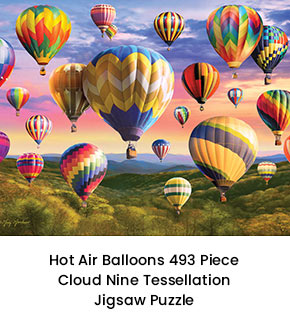 Hot Air Balloons 493 Piece Cloud Nine Tessellation Jigsaw Puzzle