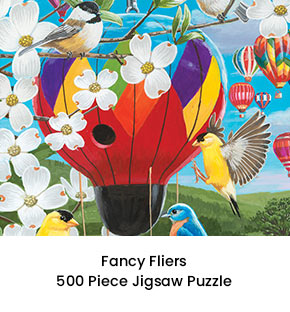 Fancy Fliers 500 Piece Jigsaw Puzzle