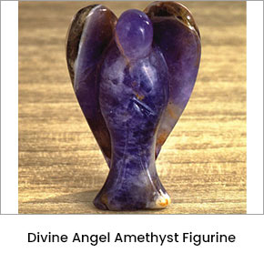 Divine Angel Amethyst Figurine 