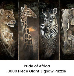 Pride of Africa 3000 Piece Giant Jigsaw Puzzle 