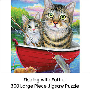  Fishing with Father 300 Large Piece Jigsaw Puzzle