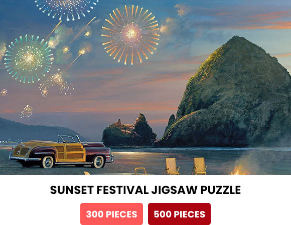 Sunset Festival Jigsaw Puzzle