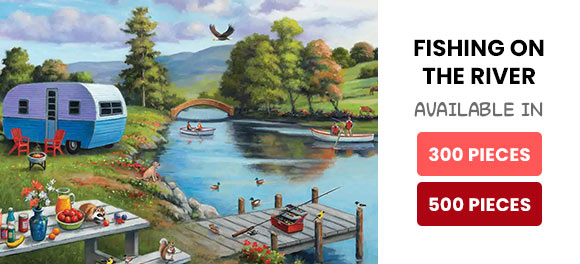  Fishing On The River Jigsaw Puzzle