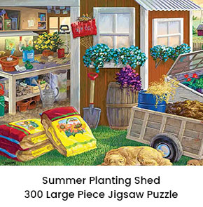  Summer Planting Shed 300 Large Piece Jigsaw Puzzle
